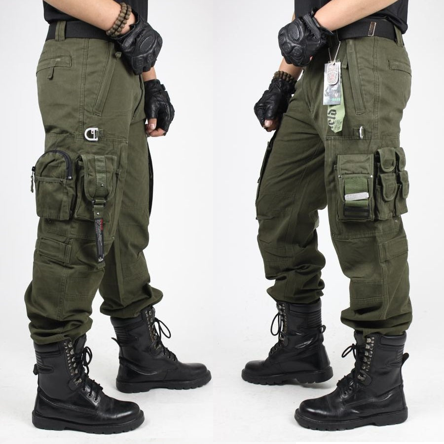 Men's multi-pocket tactical overalls