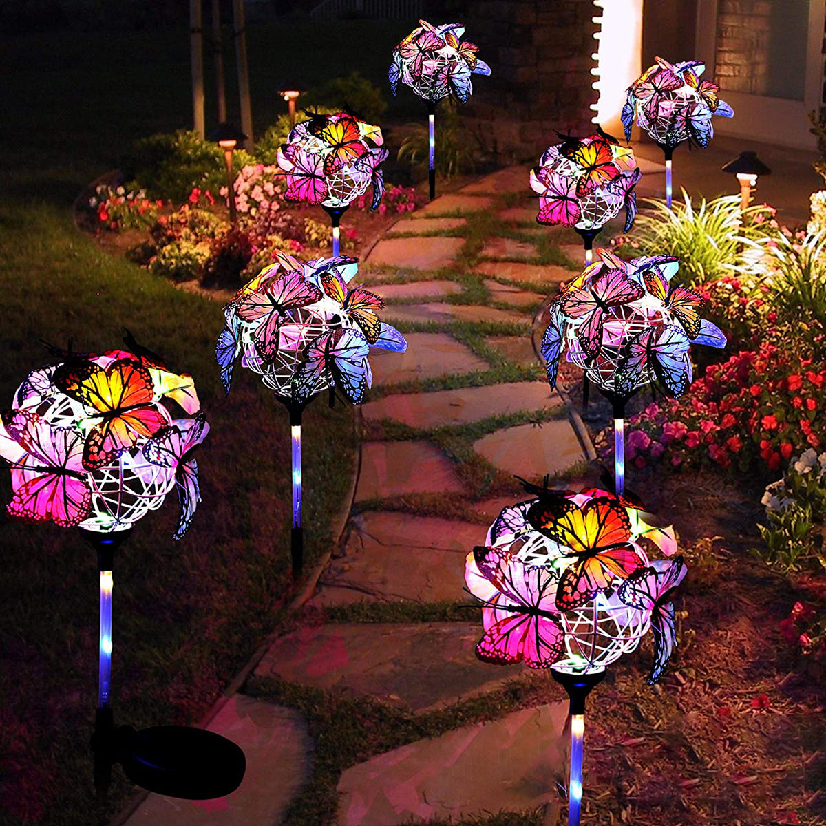 Solar Butterfly Stake Lights