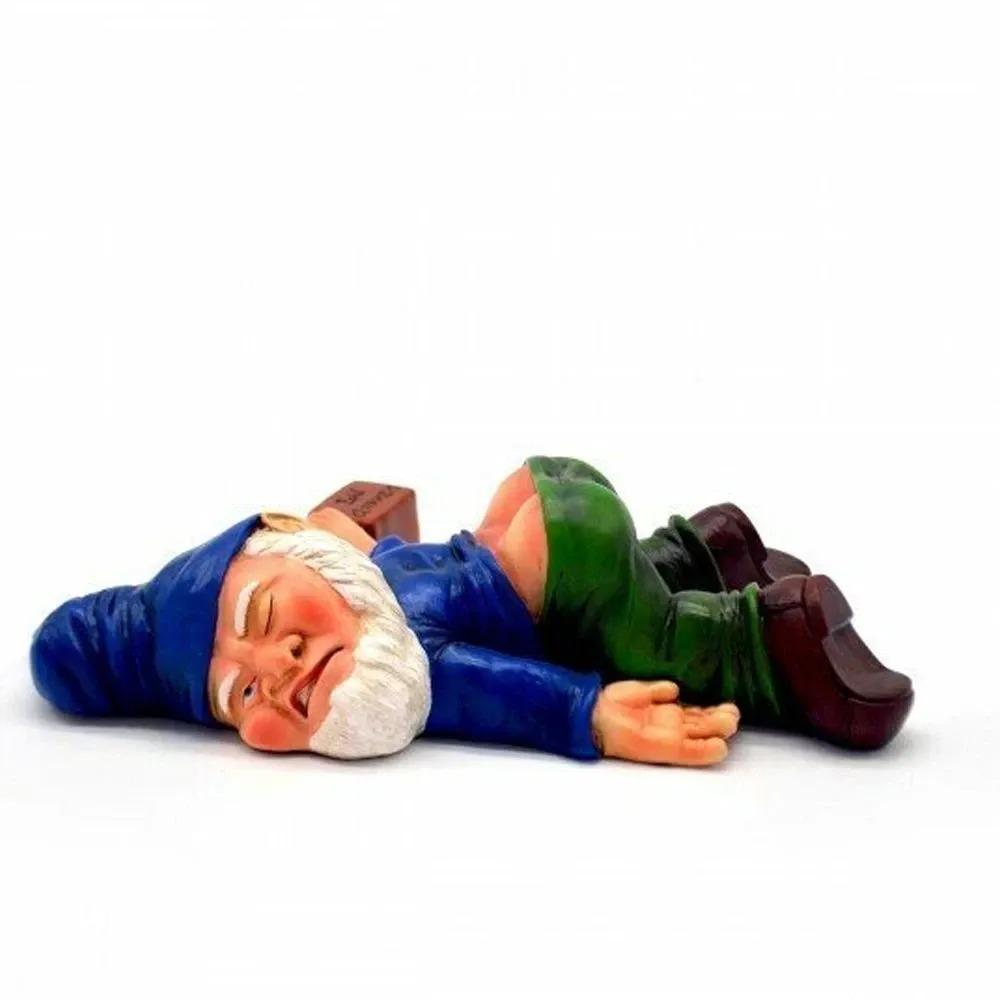 Funny Drunk Garden Gnome