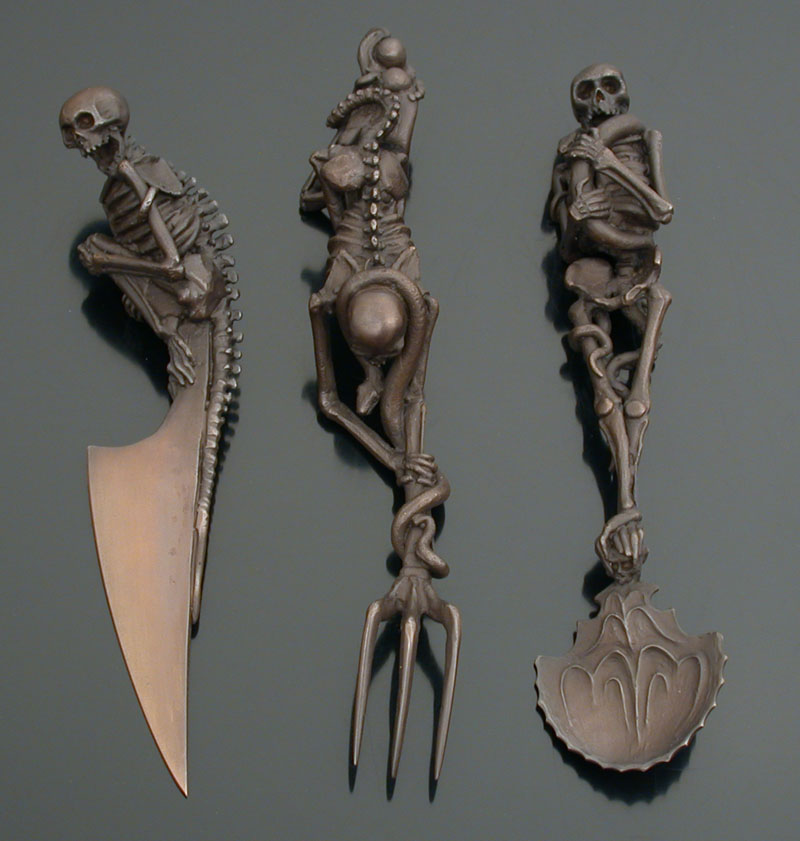 Hot Sale🔥Halloween Gift Skeletal Cutlery Sets