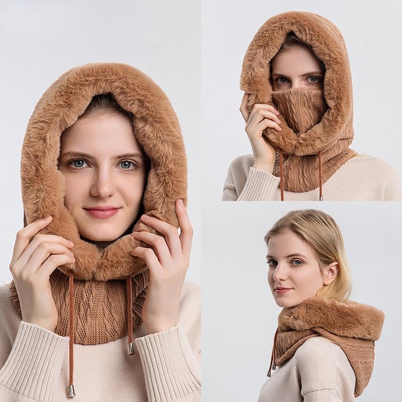 Winter Knit Set Unisex Warm Wind-Proof Cap