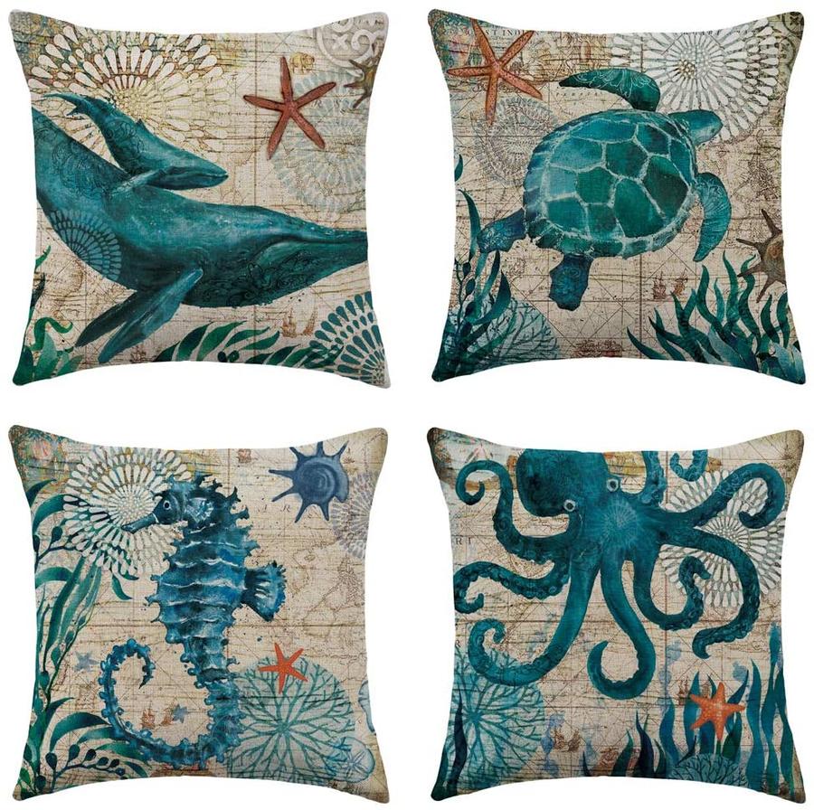 Marine Life Cushion Covers