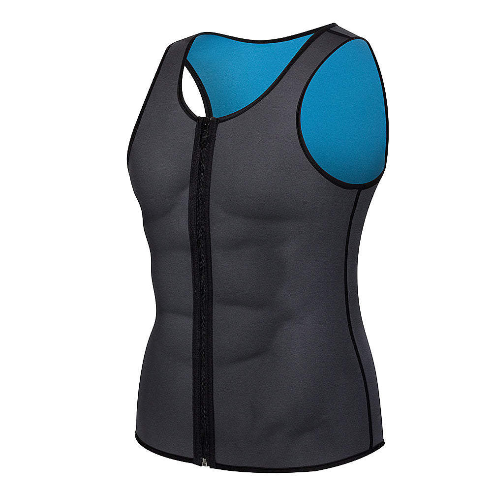 Nebility Slimming Sauna Zipper Vest For Men