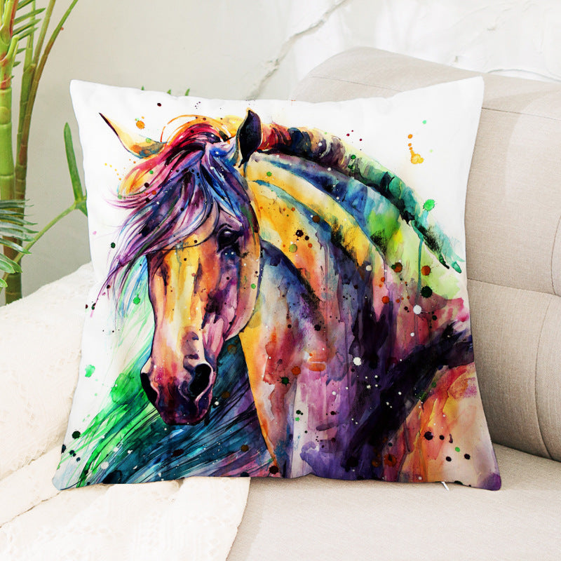 Horse Paintings Cushion Covers - Closing Sale