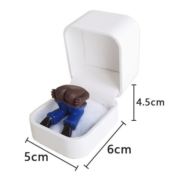 (NEW YEAR SALE - 48% OFF)💍Farting Butt in Ring Box (No Ring)