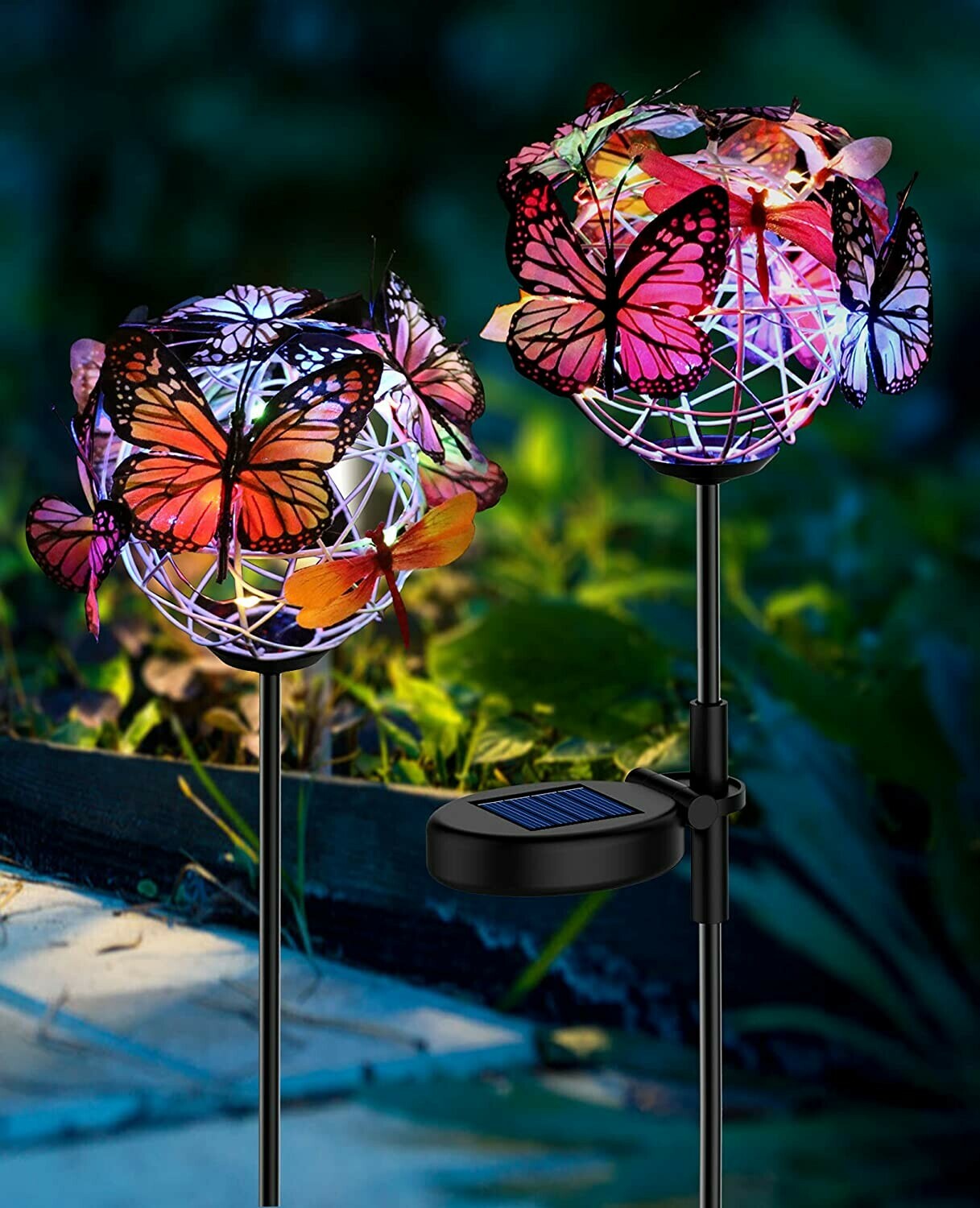 Solar Butterfly Stake Lights