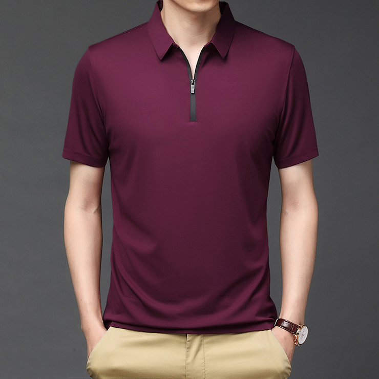 Fashion men's  Ice Silk POLO Shirt