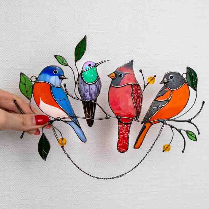 🎁The Best Gift-Birds Stained Glass Window Hangings