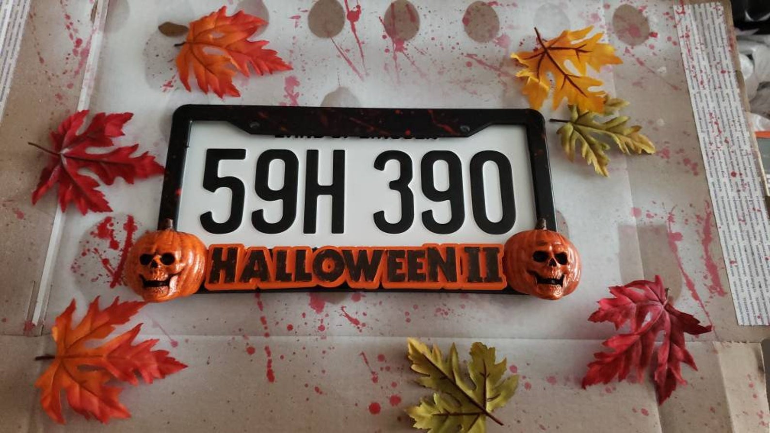 Halloween Michael Myers License Plate Frame