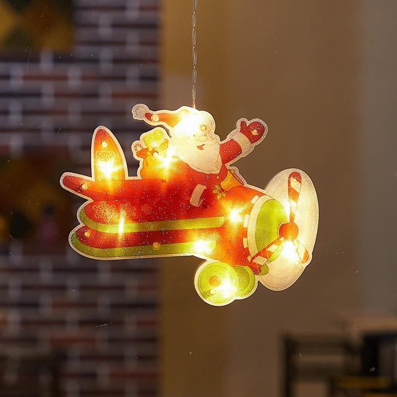 Christmas Window Decoration Hanging Lights