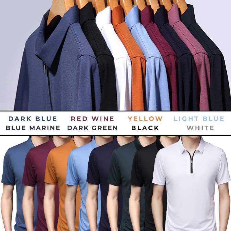 Fashion men's  Ice Silk POLO Shirt