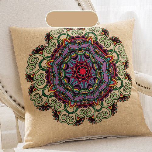 Mandala Sofa Pillows Covers