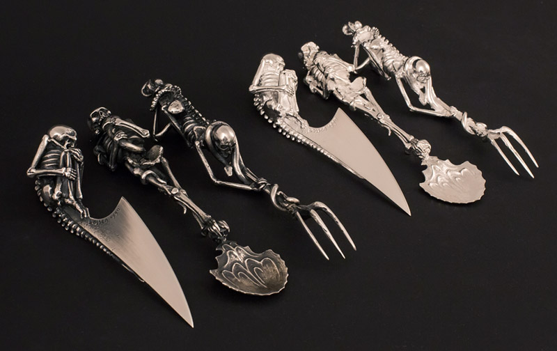 Hot Sale🔥Halloween Gift Skeletal Cutlery Sets