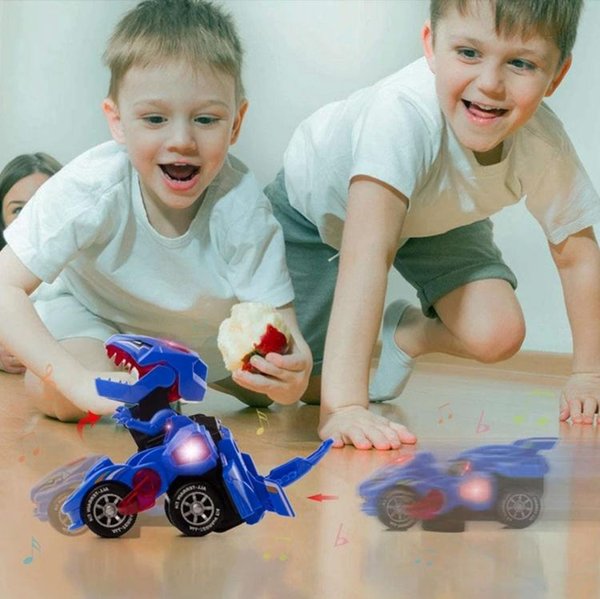 Automatic Dinosaur Car With Music And Led Light