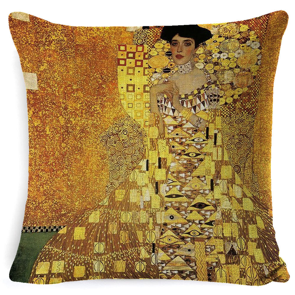 Gustav Klimt Inspired Cushion Covers