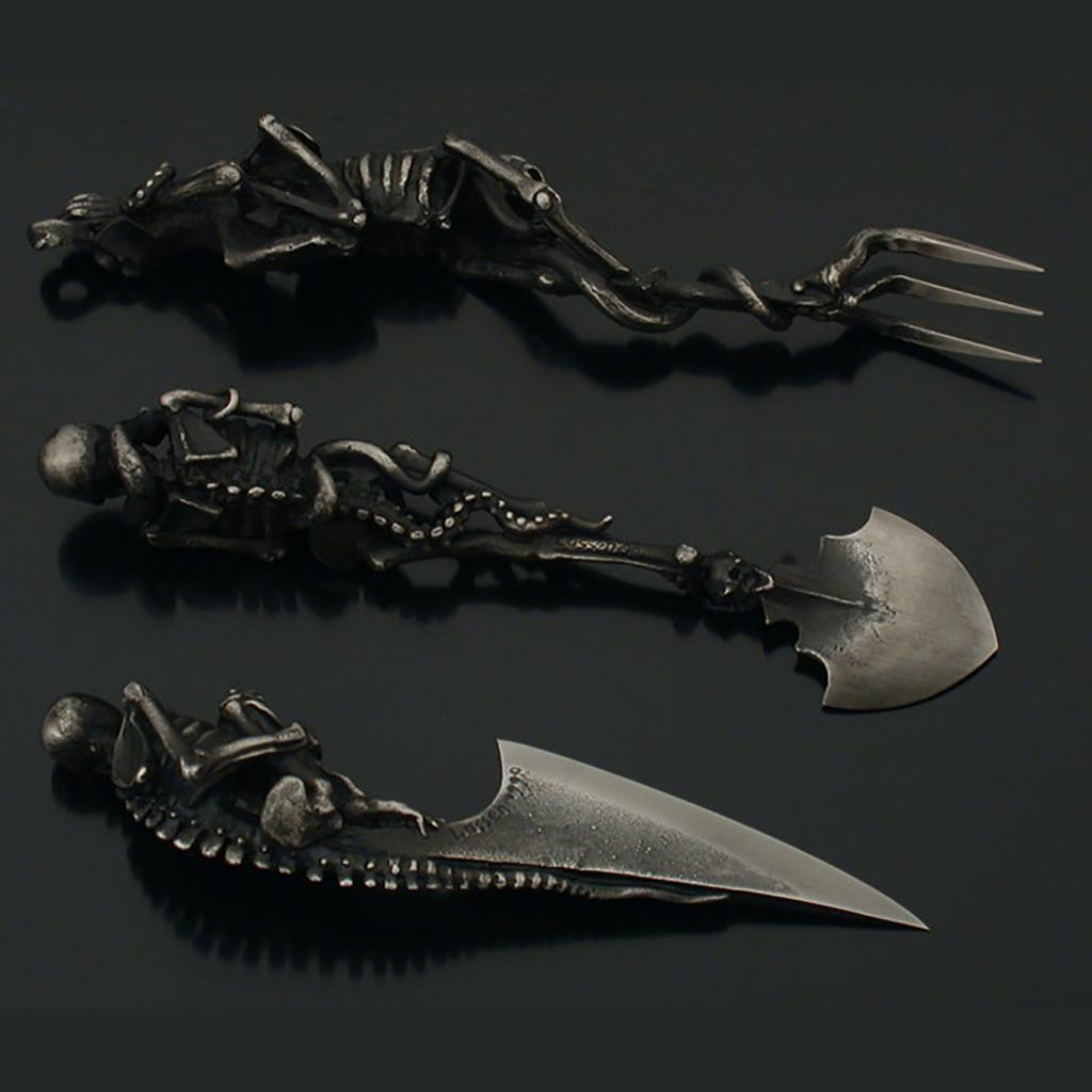 Hot Sale🔥Halloween Gift Skeletal Cutlery Sets