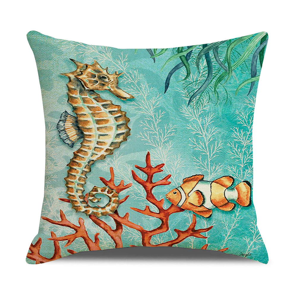 Ocean Decor Theme Cushion Cover