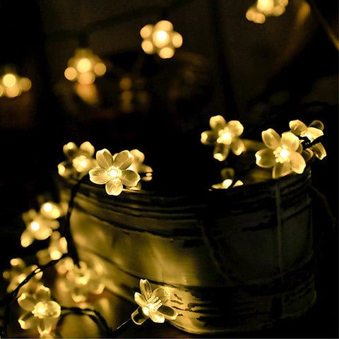 (🔥30% OFF 🔥)Solar Cherry Blossoms String Lights 23 Feet 50 LED