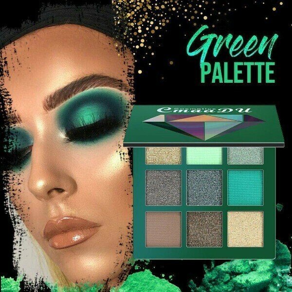 9 Color Glitter Diamond Eyeshadow Palette