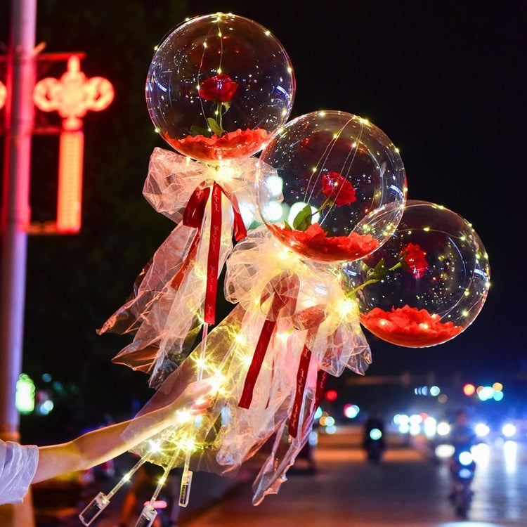 Hot Sale💕LED Luminous Balloon Rose Bouquet