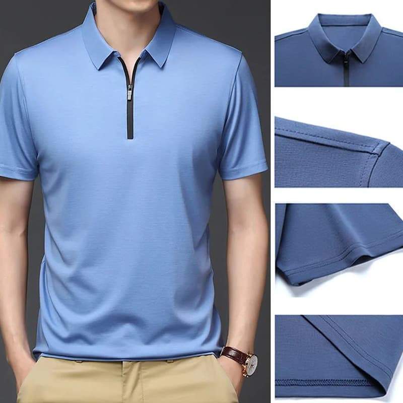 Fashion men's  Ice Silk POLO Shirt