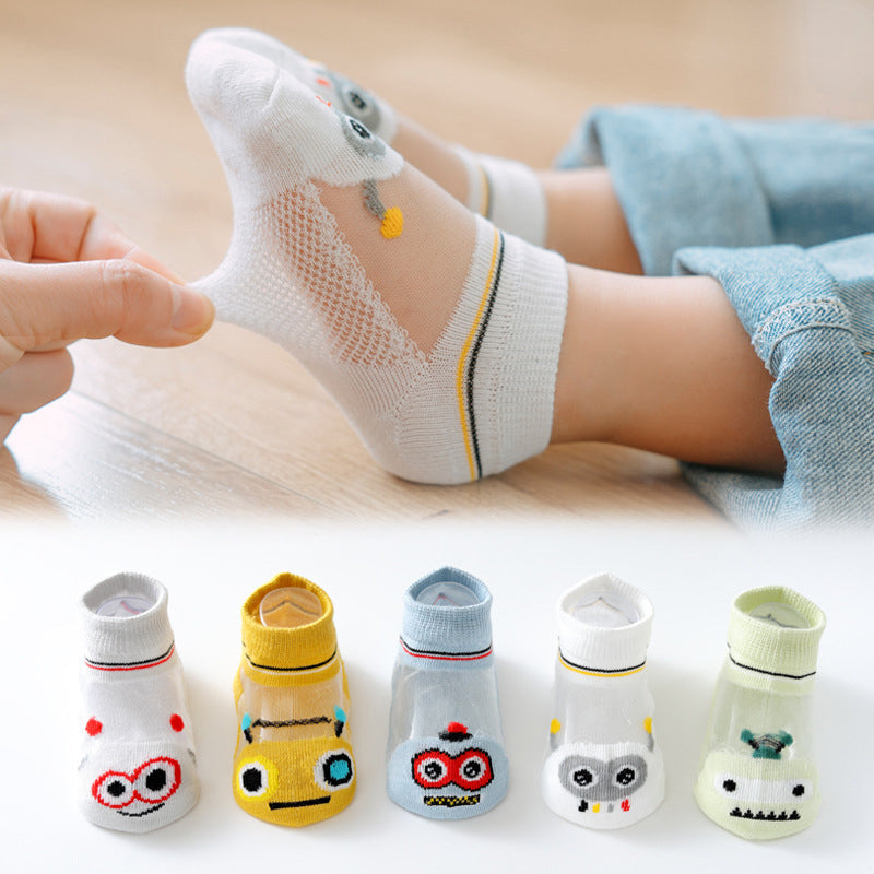 Children's Summer Breathable Socks (5 Pairs)