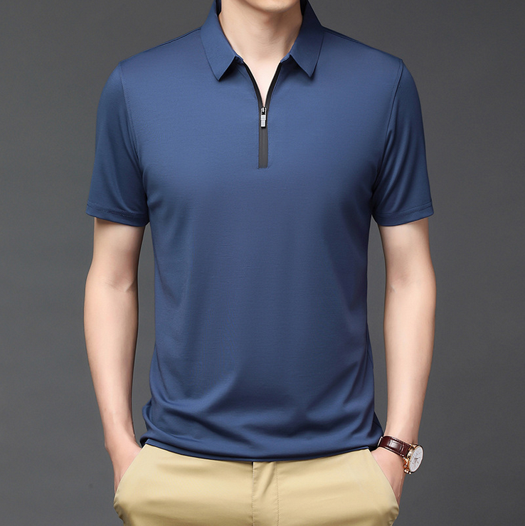 Fashion men's  Ice Silk POLO Shirt