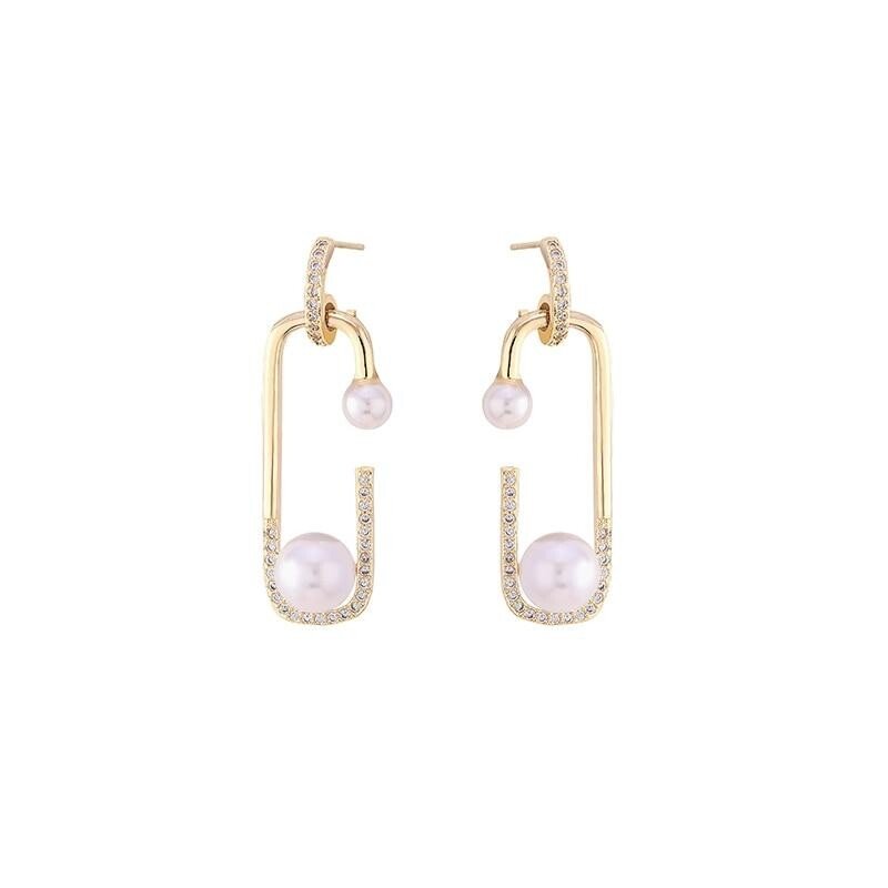 Eloise Pearl Clip Earrings