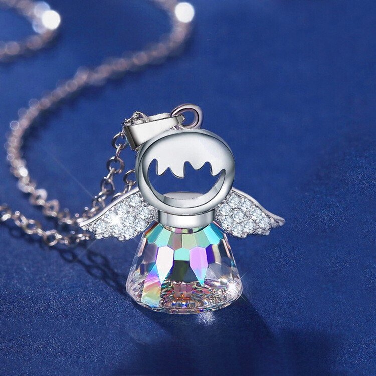 Crystal Little Angel Necklace