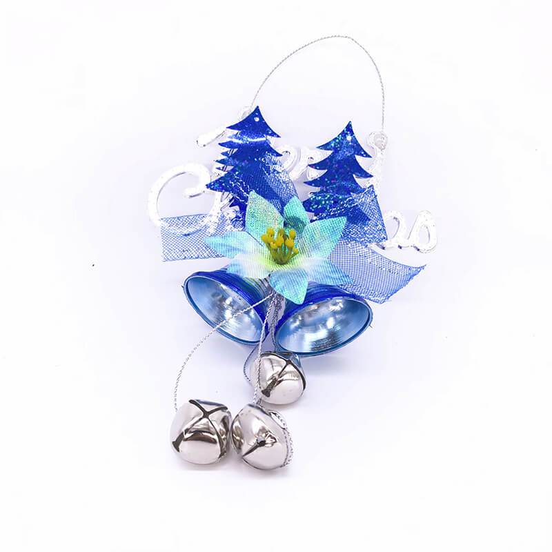 3-piece Set Christmas Decoration with Bow Bells For Festivals and Parties