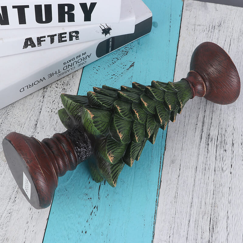 Christmas Tree Shape Candle Holder Living Room Desktop Decoration Ornaments