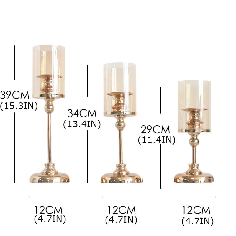 Modern Column Candlestick for Coffee Table, Christmas Eve, Table Center