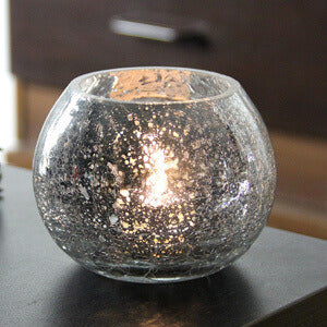 Christmas Glass Ball Candle Holder Decoration Wedding Holiday Desktop Ornaments