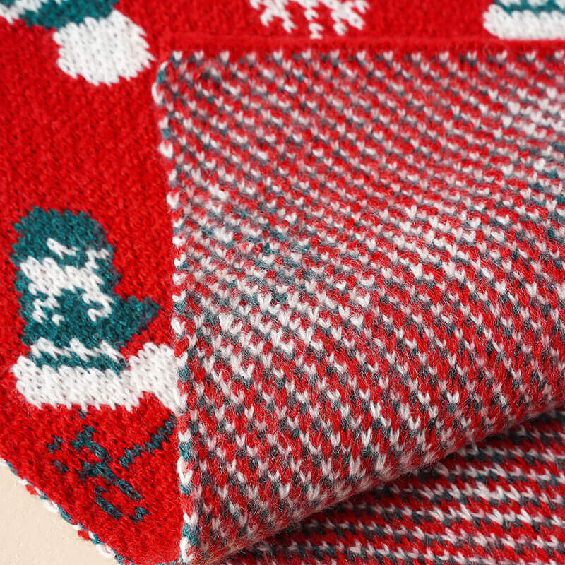 Winter Essentials Cute Christmas Pattern Scarf