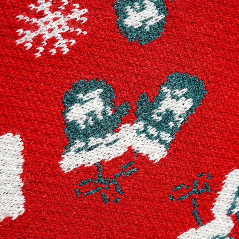 Winter Essentials Cute Christmas Pattern Scarf