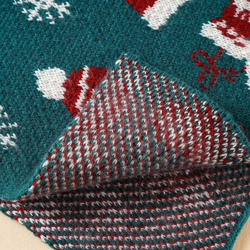 Winter Essentials Cute Christmas Pattern Scarf