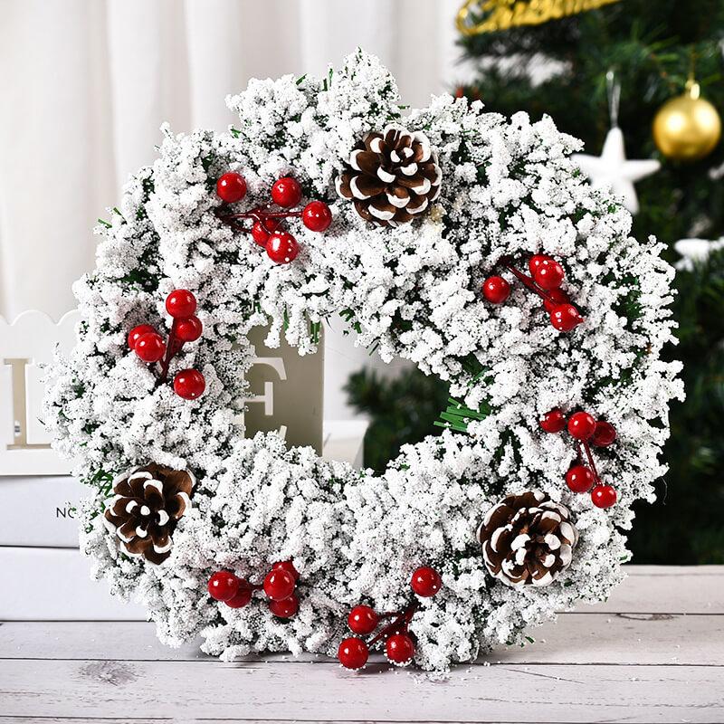 Artificial Christmas Door Wreath 12inch