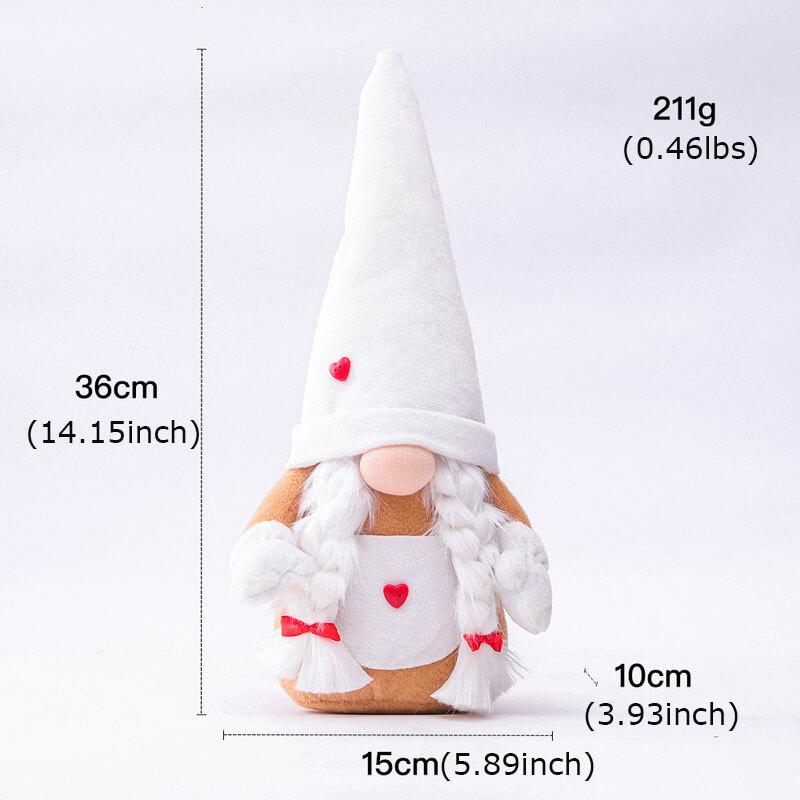 Christmas Couple Doll Holiday Party Decoration Cute Santa Plush Doll