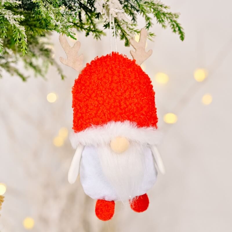 Christmas Decoration Christmas Lamb Fleece Hat Faceless Doll Pendant Christmas Tree Gnome Pendant