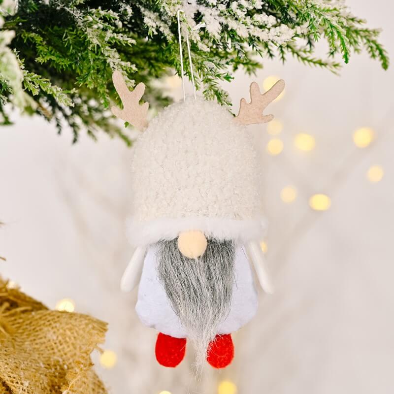 Christmas Decoration Christmas Lamb Fleece Hat Faceless Doll Pendant Christmas Tree Gnome Pendant