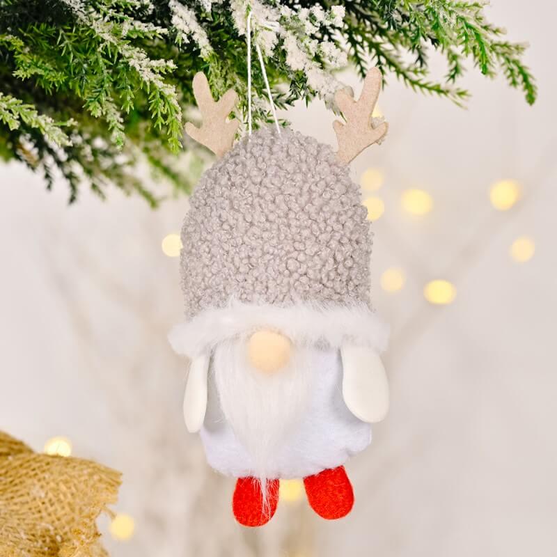 Christmas Decoration Christmas Lamb Fleece Hat Faceless Doll Pendant Christmas Tree Gnome Pendant