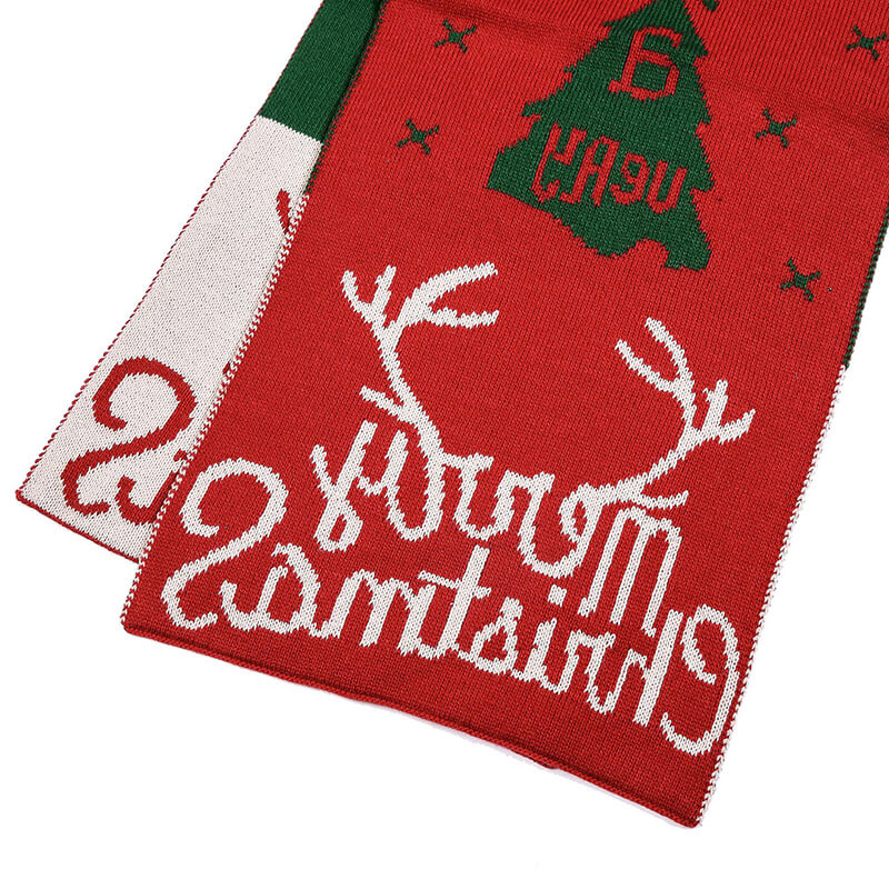 Christmas Theme Warm Imitation Cashmere holiday Scarves