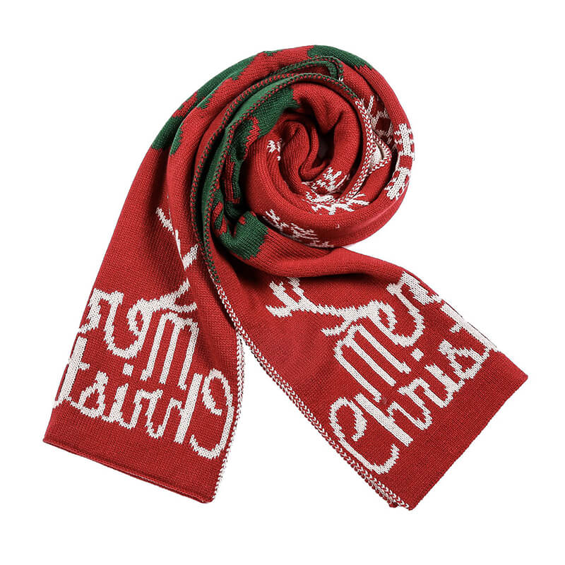 Christmas Theme Warm Imitation Cashmere holiday Scarves