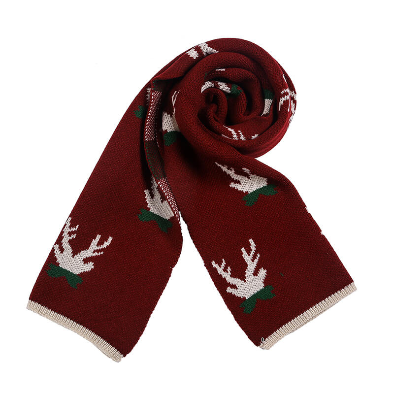 Christmas Theme Warm Imitation Cashmere holiday Scarves