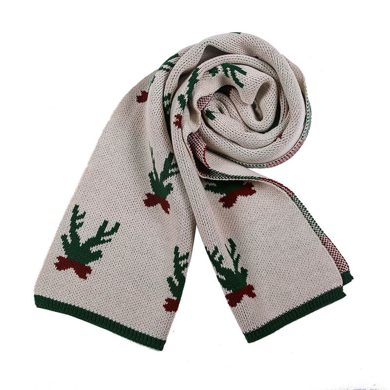 Christmas Theme Warm Imitation Cashmere holiday Scarves