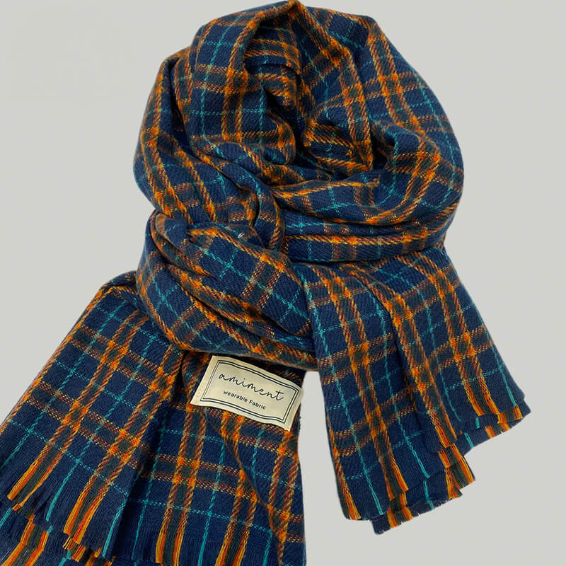 Couple Fashion Classic Plaid Scarf