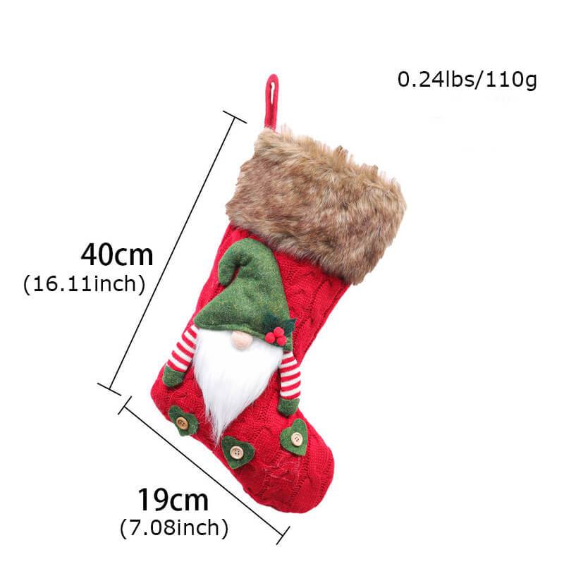 Santa Claus Doll Christmas Socks Cute Candy Pockets, Christmas Decorations Party Decorations