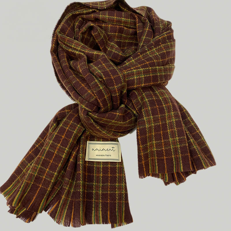 Couple Fashion Classic Plaid Scarf