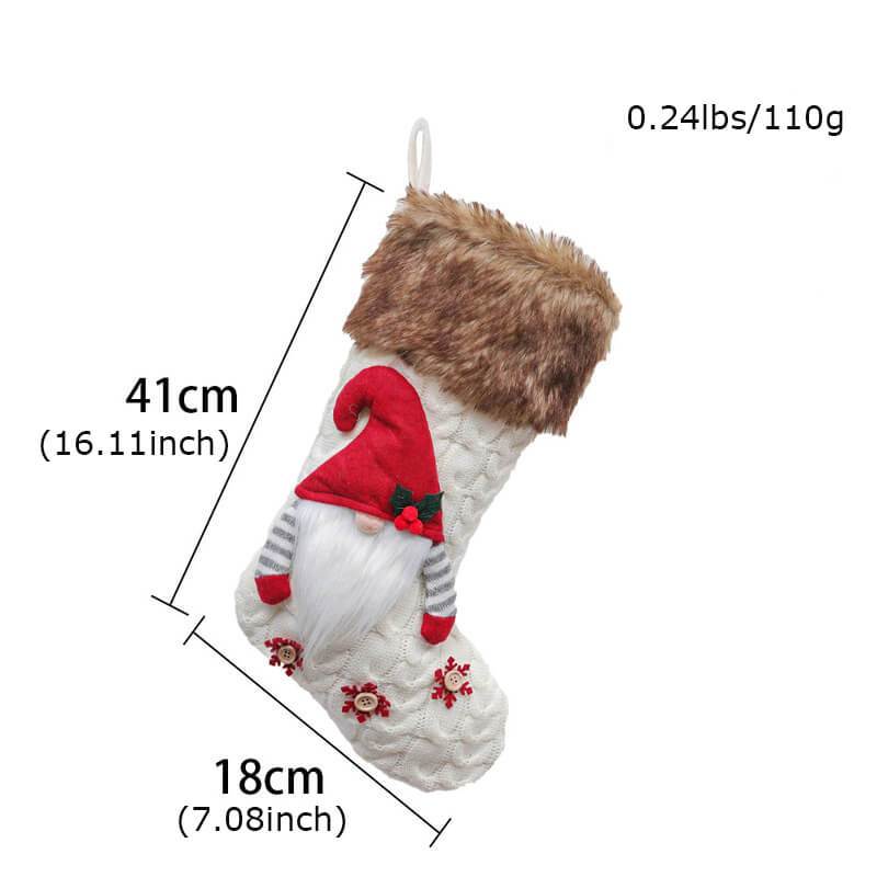 Santa Claus Doll Christmas Socks Cute Candy Pockets, Christmas Decorations Party Decorations