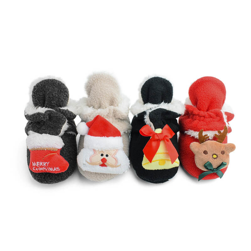 Baby Christmas Cotton Shoes Soft-soled Toddler Shoes